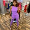 Head Over Heels: All In One Boutique Apparel Stay Snatched Set- Lavender
