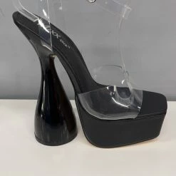 Head Over Heels: All In One Boutique Footwear Meg Heels- Black