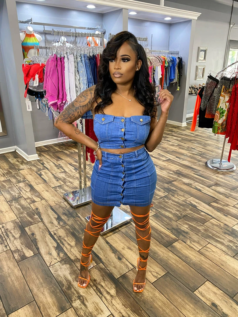 Head Over Heels: All In One Boutique Apparel Just One More Skirt Set