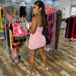 Head Over Heels: All In One Boutique Love Letter Skirt Set- Pink Apparel