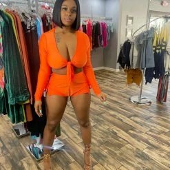 Head Over Heels: All In One Boutique Apparel Creamsicle Set