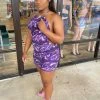 Head Over Heels: All In One Boutique Electric Feels Dress- Purple