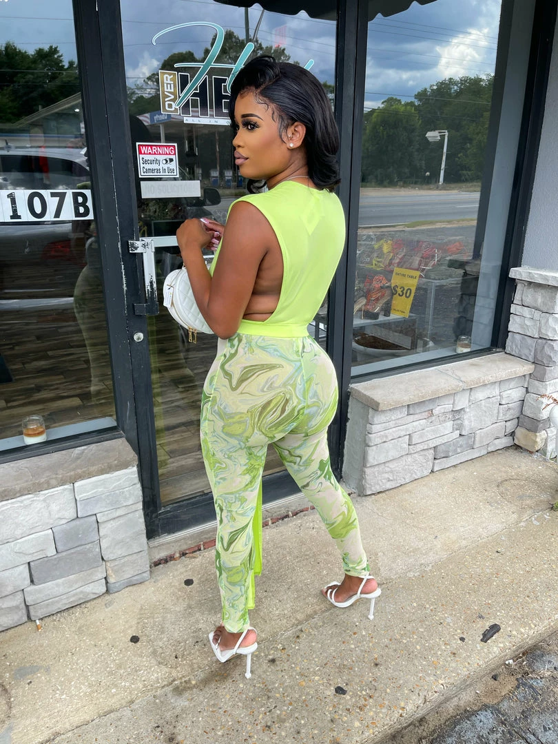 Head Over Heels: All In One Boutique Apparel Lucky Charm Set- Green