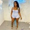 Head Over Heels: All In One Boutique Apparel Camila Romper- Blue