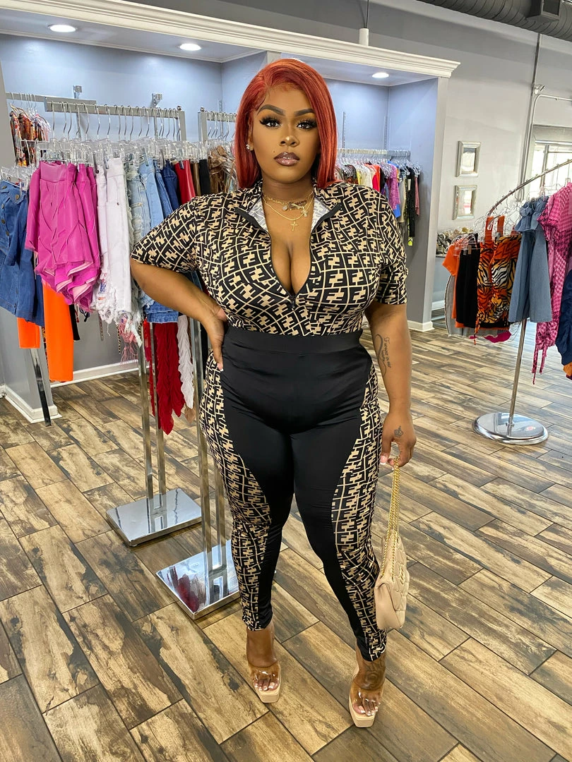 Head Over Heels: All In One Boutique Apparel Double Vision Legging Set