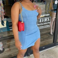 Head Over Heels: All In One Boutique Selah Dress- Medium Denim