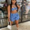 Head Over Heels: All In One Boutique Spring Crush Short Set- Blue Apparel