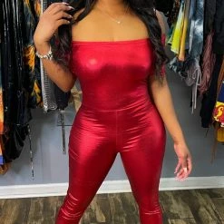 Head Over Heels: All In One Boutique Missy Jumper- Red Apparel