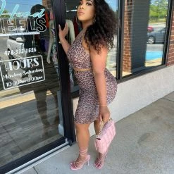 Head Over Heels: All In One Boutique Spotting Drama Set- Leopard Apparel