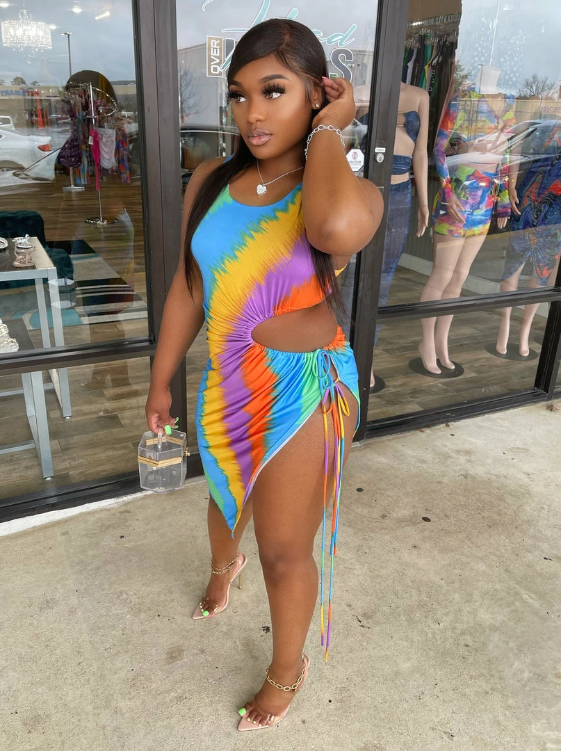 Head Over Heels: All In One Boutique Apparel Slitsation Dress