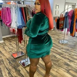 Head Over Heels: All In One Boutique Apparel Galore Nights Dress- Green