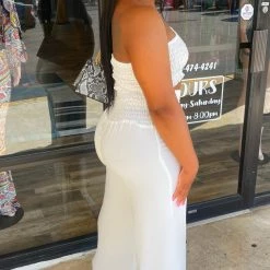 Head Over Heels: All In One Boutique Apparel Off To Paradise Set- Off White