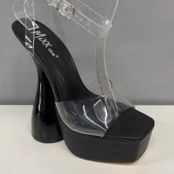 Head Over Heels: All In One Boutique Footwear Meg Heels- Black