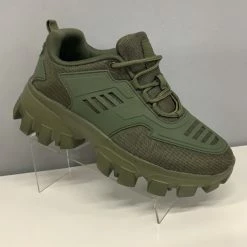 Head Over Heels: All In One Boutique Match My Fly Sneakers- Olive