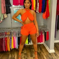 Head Over Heels: All In One Boutique Wrapped Set- Orange