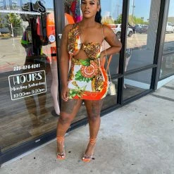 Head Over Heels: All In One Boutique Tropical Steps Dress Apparel