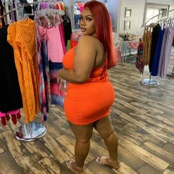 Head Over Heels: All In One Boutique Summer Rays Dress- Orange