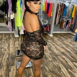 Head Over Heels: All In One Boutique Pure Seduction Dress- Black Apparel