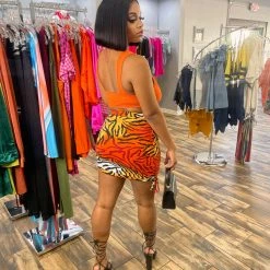 Head Over Heels: All In One Boutique In The Cut Set- Orange Apparel