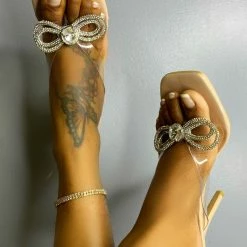 Head Over Heels: All In One Boutique Cinderella Heels- Nude Footwear