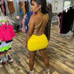 Head Over Heels: All In One Boutique Princess Bella Dress- Yellow Apparel