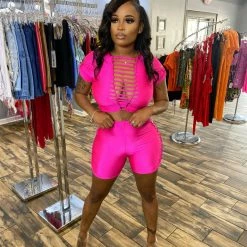 Head Over Heels: All In One Boutique His Only Wish Set- Pink Apparel