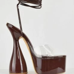 Head Over Heels: All In One Boutique Footwear Stryker Heels- Brown