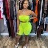 Head Over Heels: All In One Boutique Tessa Short Set- Neon Yellow