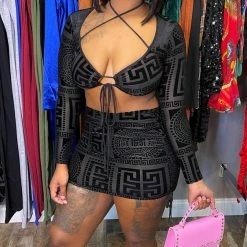 Head Over Heels: All In One Boutique Tribal Set- Black Apparel