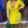 Head Over Heels: All In One Boutique Apparel Cassie Dress - Yellow