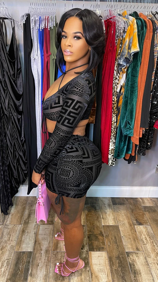 Head Over Heels: All In One Boutique Tribal Set- Black Apparel