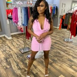 Head Over Heels: All In One Boutique Apparel Avani Dress- Pink