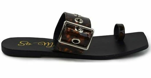 Head Over Heels: Bundle And Shoetique Letty Sandals- Tortoise