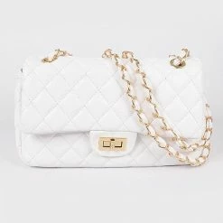 Head Over Heels: Bundle And Shoetique Accessories Rich Vibes Handbag- White