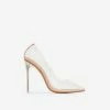 Head Over Heels: All In One Boutique Glass Doll Pump- Clear