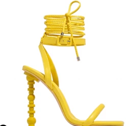 Head Over Heels: All In One Boutique Footwear Trophy Wife Heels- Yellow