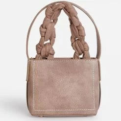 Head Over Heels: Bundle And Shoetique Accessories Woven Wonder Bag- Nude